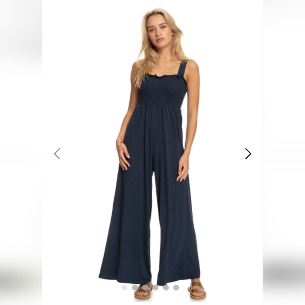 "Just Passing By" Dark Blue Jumpsuit